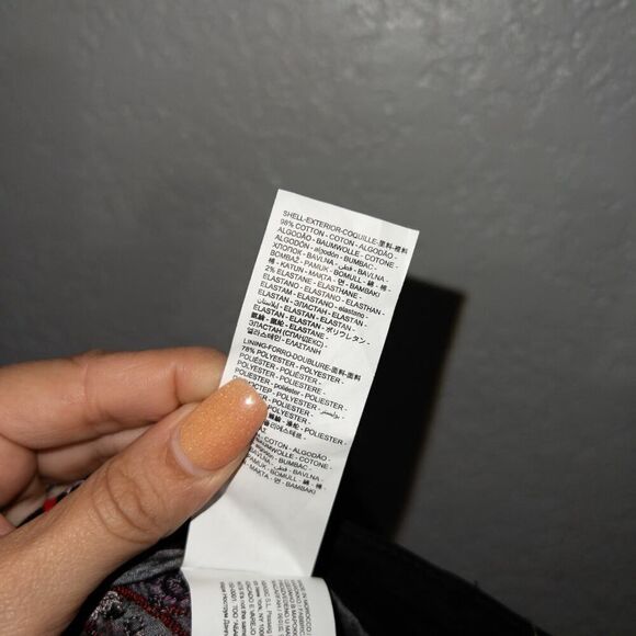 NWT Desigual Black Embroidered Port Pants Size 0 - Picture 12 of 13